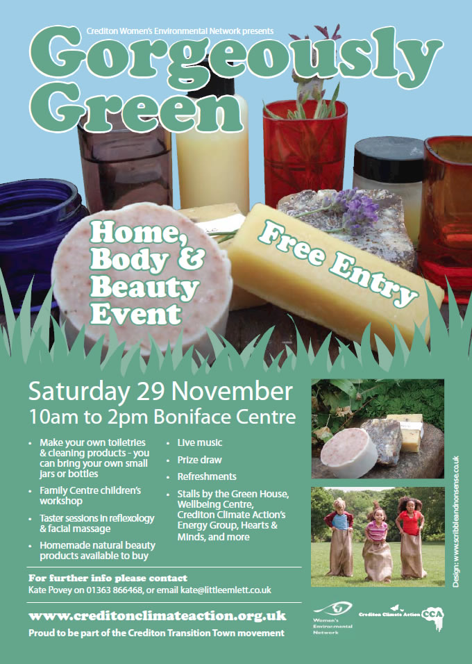 Poster for the "Gorgeously Green" event