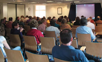 Photograph of attendees at the Low Carbon Conference, 2009