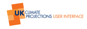 Logo for the UK Climate Projections User Interface web site