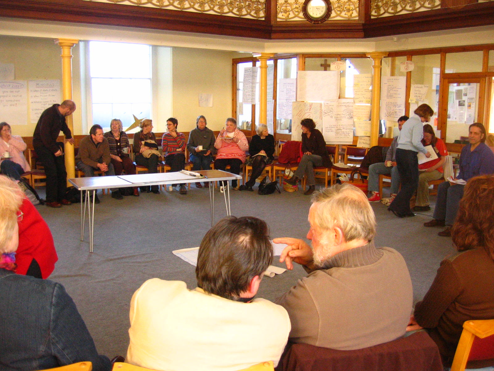 Photograph taken at the Climate Action Group Open Space workshop on 9th February 2008