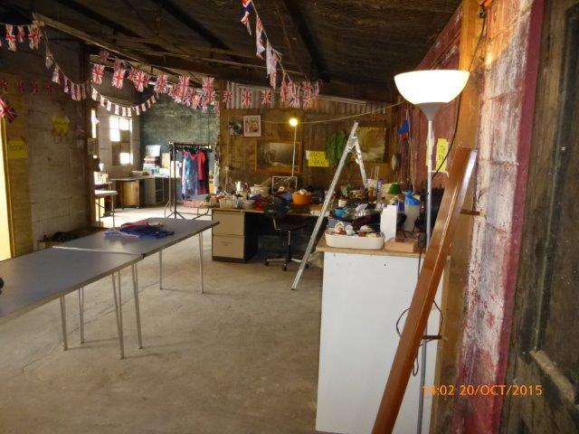 shop prior to opening