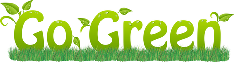 Illustration entitled "Go Green"