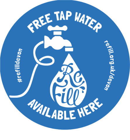Any premises displaying this logo will refill your water bottle free of charge